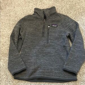 Patagonia Kids Gray Fleece Jacket